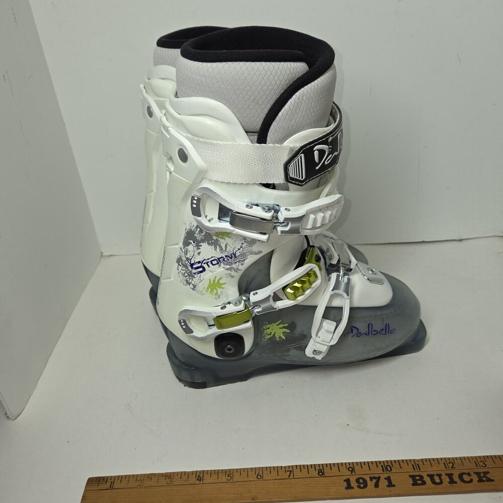 Dalbello Storm Ski Boots Womens Sz 7 White Made in Italy Skiing Snowing Snow - Picture 7 of 16